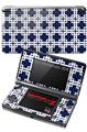Nintendo 3DS Decal Style Skin - Boxed Navy Blue