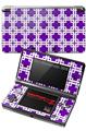 Nintendo 3DS Decal Style Skin - Boxed Purple
