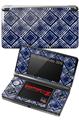 Nintendo 3DS Decal Style Skin - Wavey Navy Blue