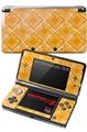 Nintendo 3DS Decal Style Skin - Wavey Orange