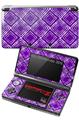 Nintendo 3DS Decal Style Skin - Wavey Purple