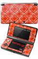 Nintendo 3DS Decal Style Skin - Wavey Red