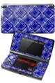 Nintendo 3DS Decal Style Skin - Wavey Royal Blue