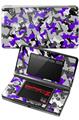 Nintendo 3DS Decal Style Skin - Sexy Girl Silhouette Camo Purple