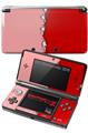 Nintendo 3DS Decal Style Skin - Ripped Colors Pink Red