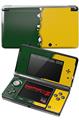 Nintendo 3DS Decal Style Skin - Ripped Colors Green Yellow