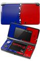 Nintendo 3DS Decal Style Skin - Ripped Colors Blue Red