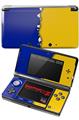 Nintendo 3DS Decal Style Skin - Ripped Colors Blue Yellow