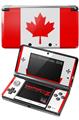 Nintendo 3DS Decal Style Skin - Canadian Canada Flag