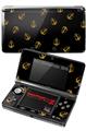 Nintendo 3DS Decal Style Skin - Anchors Away Black