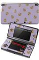 Nintendo 3DS Decal Style Skin - Anchors Away Lavender