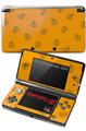 Nintendo 3DS Decal Style Skin - Anchors Away Orange