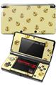 Nintendo 3DS Decal Style Skin - Anchors Away Yellow Sunshine