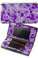 Nintendo 3DS Decal Style Skin - Scattered Skulls Purple