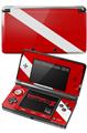 Nintendo 3DS Decal Style Skin - Dive Scuba Flag