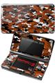 Nintendo 3DS Decal Style Skin - WraptorCamo Digital Camo Burnt Orange