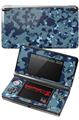Nintendo 3DS Decal Style Skin - WraptorCamo Old School Camouflage Camo Navy