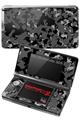 Nintendo 3DS Decal Style Skin - WraptorCamo Old School Camouflage Camo Black