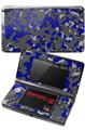 Nintendo 3DS Decal Style Skin - WraptorCamo Old School Camouflage Camo Blue Royal