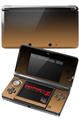 Nintendo 3DS Decal Style Skin - Smooth Fades Bronze Black