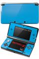 Nintendo 3DS Decal Style Skin - Solid Color Blue Neon