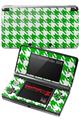 Nintendo 3DS Decal Style Skin - Houndstooth Green