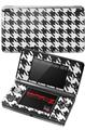 Nintendo 3DS Decal Style Skin - Houndstooth Dark Gray