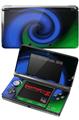 Nintendo 3DS Decal Style Skin - Alecias Swirl 01 Blue
