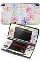 Nintendo 3DS Decal Style Skin - Kearas Flowers on White