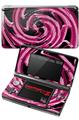 Nintendo 3DS Decal Style Skin - Alecias Swirl 02 Hot Pink