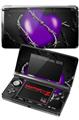 Nintendo 3DS Decal Style Skin - Barbwire Heart Purple