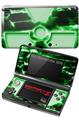 Nintendo 3DS Decal Style Skin - Radioactive Green
