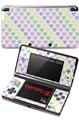 Nintendo 3DS Decal Style Skin - Pastel Hearts on White