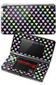 Nintendo 3DS Decal Style Skin - Pastel Hearts on Black