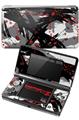 Nintendo 3DS Decal Style Skin - Abstract 02 Red