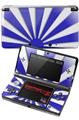 Nintendo 3DS Decal Style Skin - Rising Sun Japanese Flag Blue