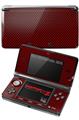 Nintendo 3DS Decal Style Skin - Carbon Fiber Red