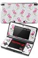 Nintendo 3DS Decal Style Skin - Flamingos on White