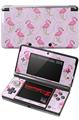 Nintendo 3DS Decal Style Skin - Flamingos on Pink
