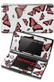 Nintendo 3DS Decal Style Skin - Butterflies Pink