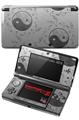 Nintendo 3DS Decal Style Skin - Feminine Yin Yang Gray