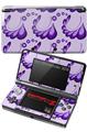 Nintendo 3DS Decal Style Skin - Petals Purple