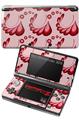 Nintendo 3DS Decal Style Skin - Petals Red