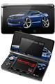 Nintendo 3DS Decal Style Skin - 2010 Camaro RS Blue