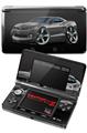 Nintendo 3DS Decal Style Skin - 2010 Camaro RS Gray