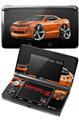 Nintendo 3DS Decal Style Skin - 2010 Camaro RS Orange