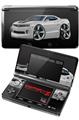 Nintendo 3DS Decal Style Skin - 2010 Camaro RS White