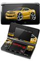 Nintendo 3DS Decal Style Skin - 2010 Camaro RS Yellow