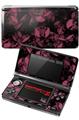 Nintendo 3DS Decal Style Skin - Skulls Confetti Pink