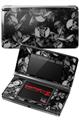 Nintendo 3DS Decal Style Skin - Skulls Confetti White